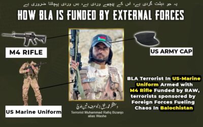 BLA Terrorist Identified with Foreign Weaponry at Quetta Railway Station Suicide Attack